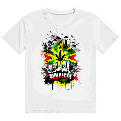 Heavy Cotton T-Shirt - Jamaica Art Print | Division420®