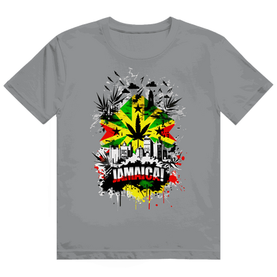 Heavy Cotton T-Shirt - Jamaica Art Print | Division420®