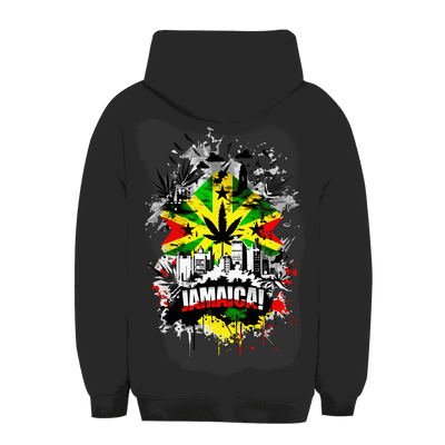 Unisex Oversize Hoodie mit Jamaica Art Print von Division420 in urbanem Stil und nachhaltiger Baumwollmischung