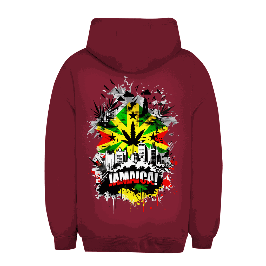 Unisex Oversize Hoodie - Jamaica Art Print | Division420®