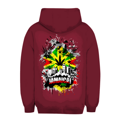 Unisex Oversize Hoodie - Jamaica Art Print | Division420®
