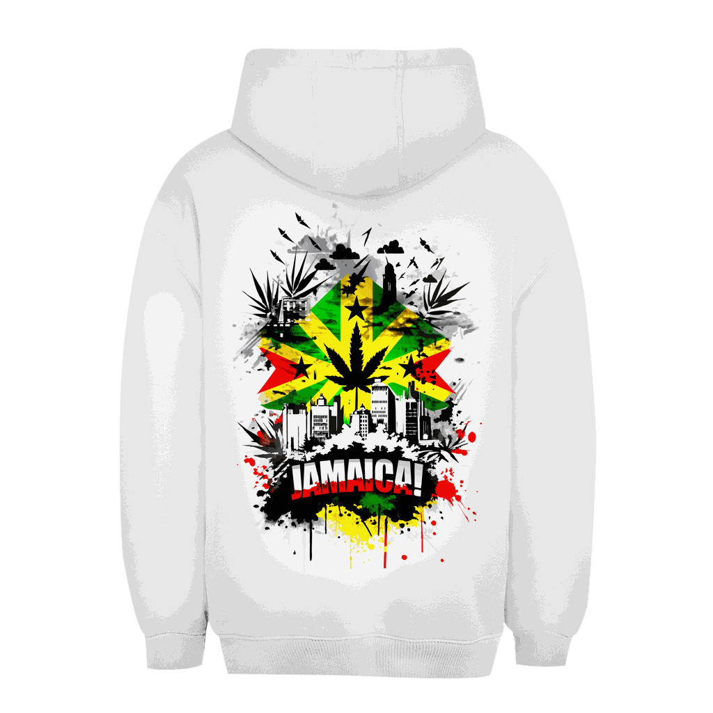 Unisex Oversize Hoodie - Jamaica Art Print | Division420®