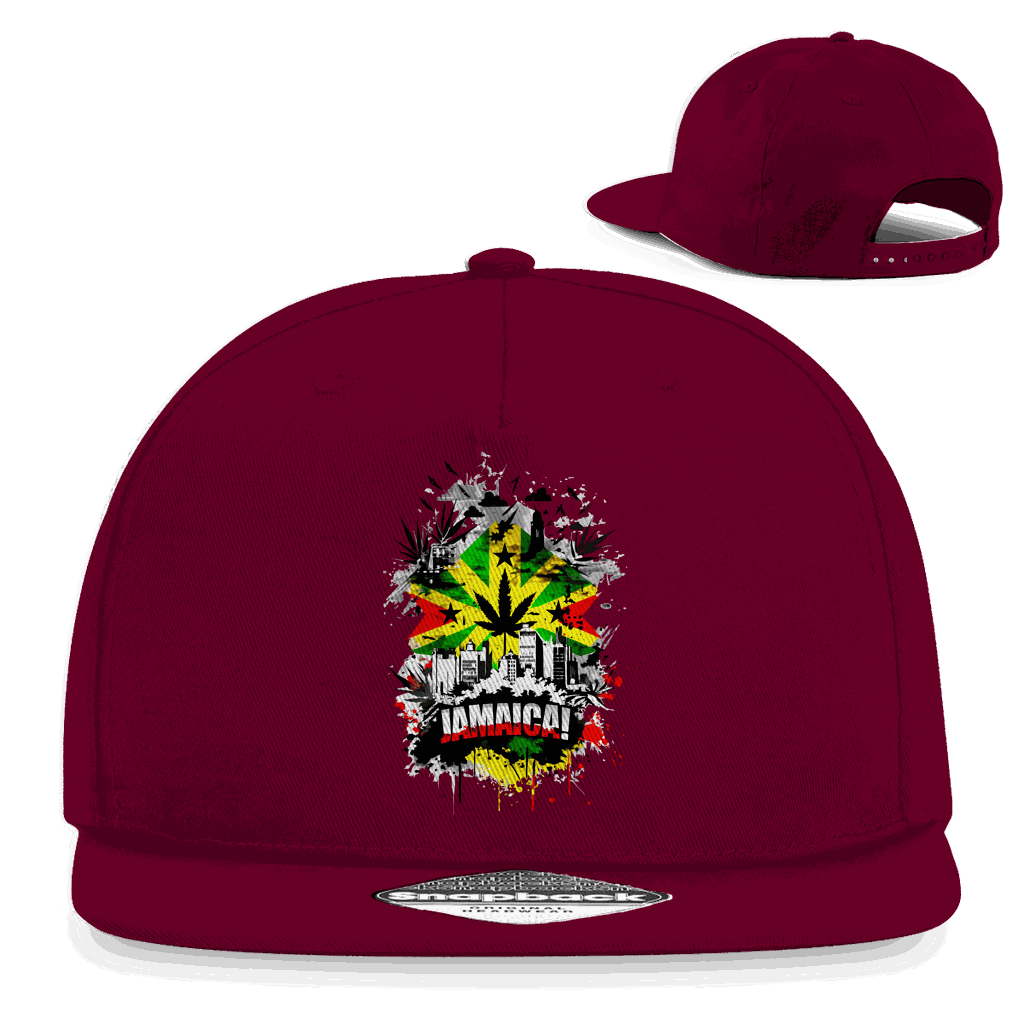 Snapback Rapper Cap - Jamaica Art Print | Division420®