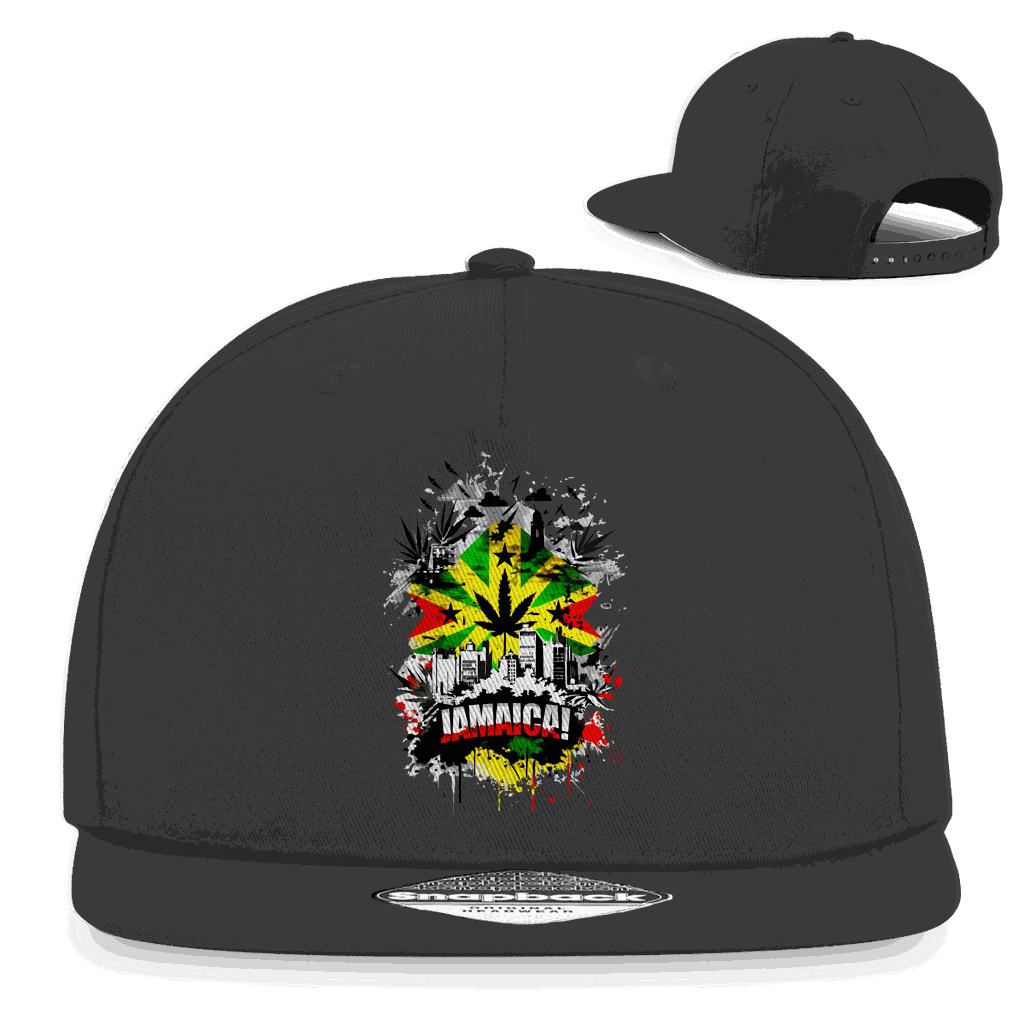 Snapback Rapper Cap - Jamaica Art Print | Division420®