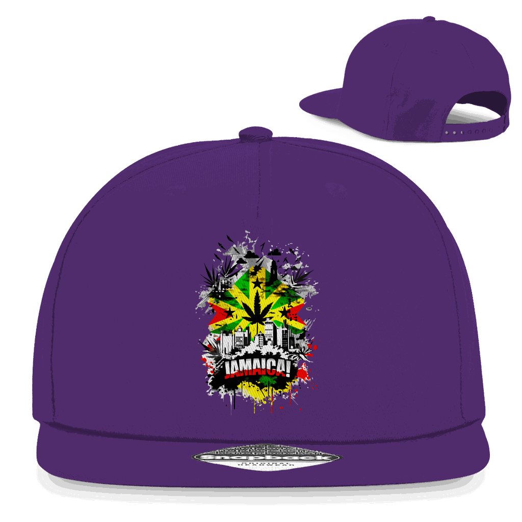 Snapback Rapper Cap - Jamaica Art Print | Division420®
