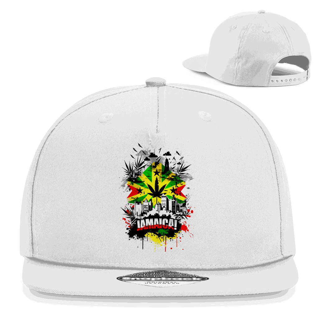 Snapback Rapper Cap - Jamaica Art Print | Division420®