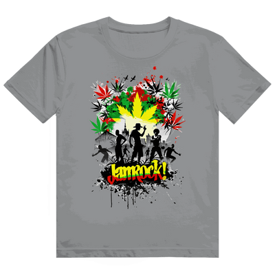 Division420 Heavy Cotton T-Shirt Jamrock aus 100% Baumwolle mit modernem Tubular Fit und nachhaltiger Produktion