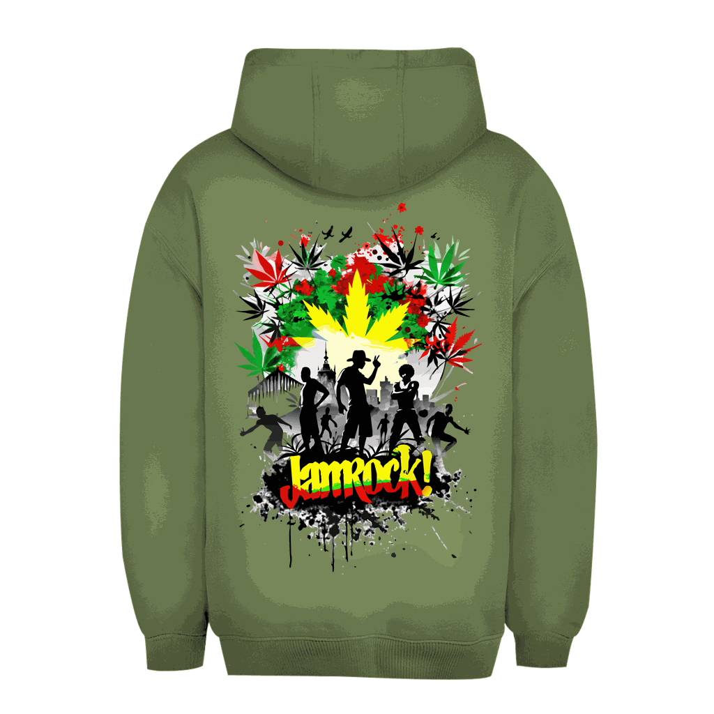 Unisex Oversize Hoodie - Jamrock | Division420®