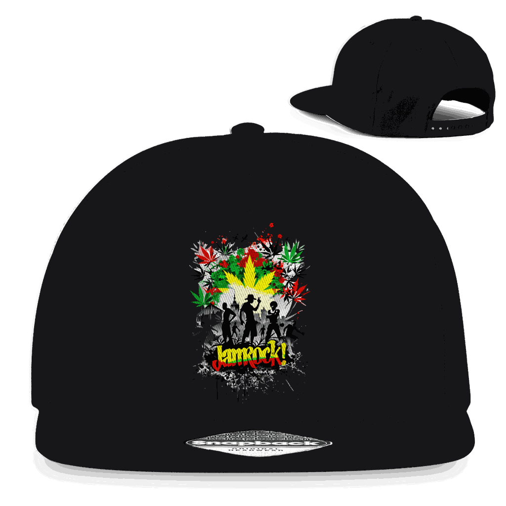 Snapback Rapper Cap - Jamrock | Division420®