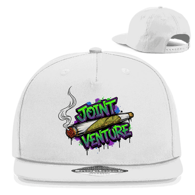 Division420 Snapback Rapper Cap aus Baumwoll-Twill mit flachem Schirm und Retro-Snapbackverschluss