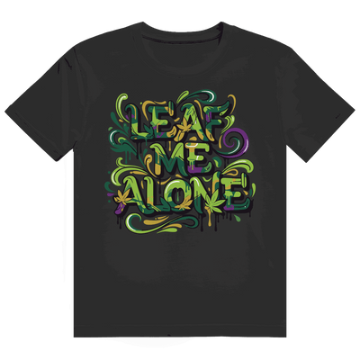 Heavy Cotton T-Shirt - Leaf me alone | Division420®