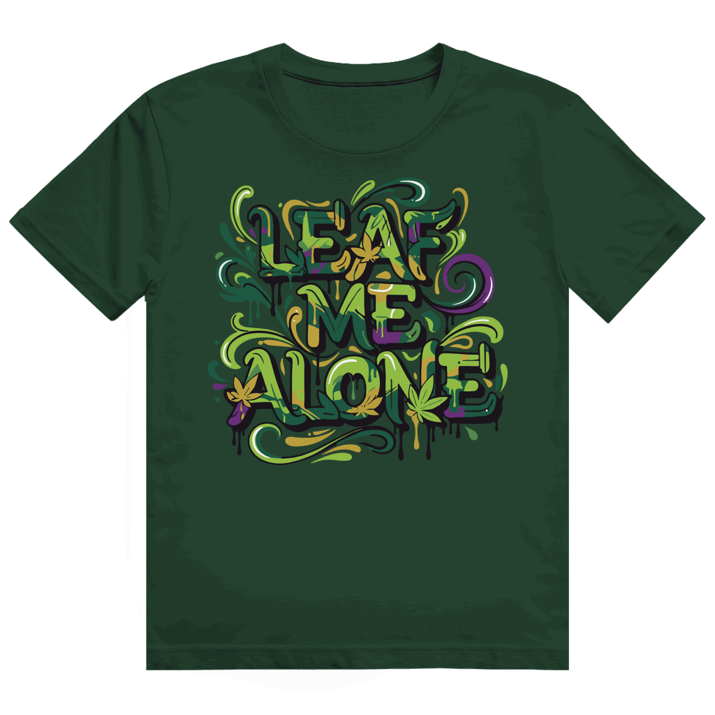 Heavy Cotton T-Shirt - Leaf me alone | Division420®