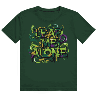 Heavy Cotton T-Shirt - Leaf me alone | Division420®