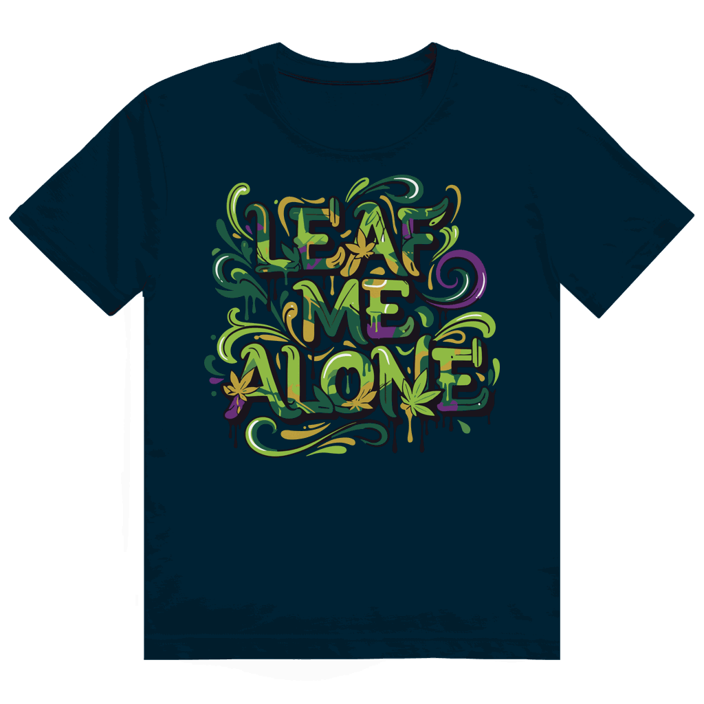 Heavy Cotton T-Shirt - Leaf me alone | Division420®