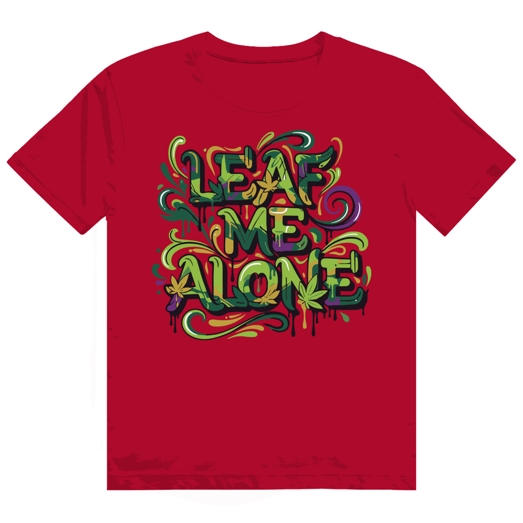 Heavy Cotton T-Shirt - Leaf me alone | Division420®