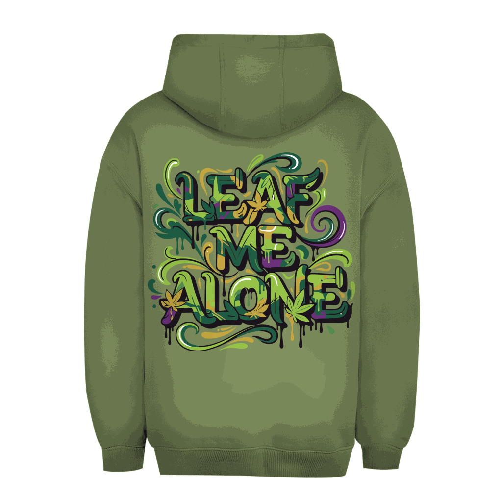 Unisex Oversize Hoodie - Leaf me alone | Division420®