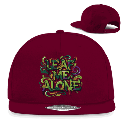 Snapback Rapper Cap - Leaf me alone | Division420®