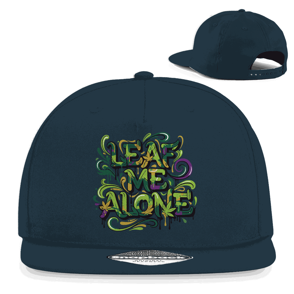 Snapback Rapper Cap - Leaf me alone | Division420®