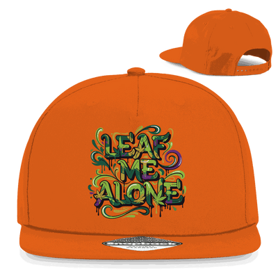 Snapback Rapper Cap - Leaf me alone | Division420®