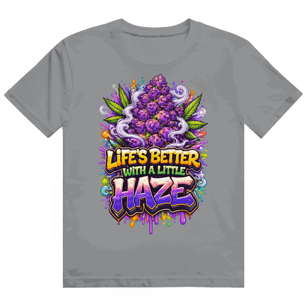 Heavy Cotton T-Shirt - Life is better with Haze | Division420®