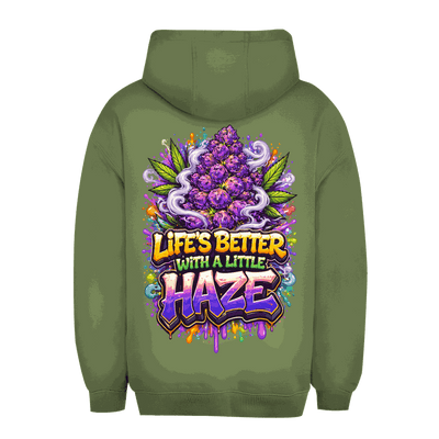 Unisex Oversize Hoodie - Life is better with Haze | Division420®