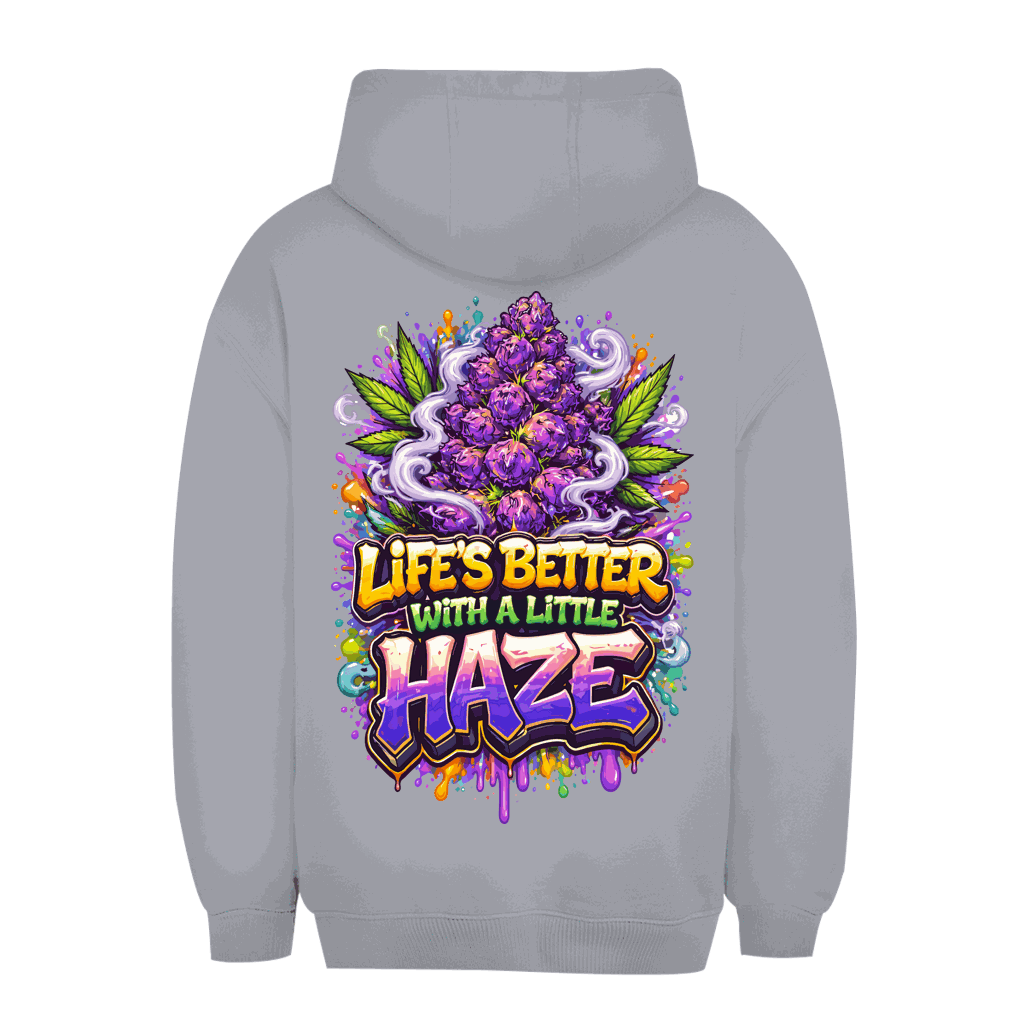 Unisex Oversize Hoodie - Life is better with Haze | Division420®
