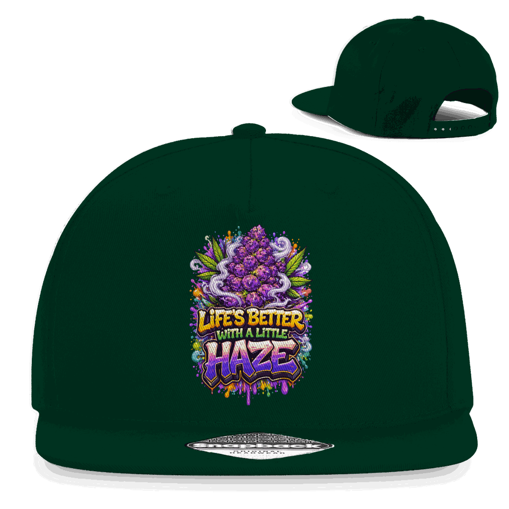 Snapback Rapper Cap - Life is better with Haze | Division420®