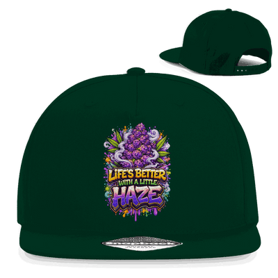 Snapback Rapper Cap - Life is better with Haze | Division420®