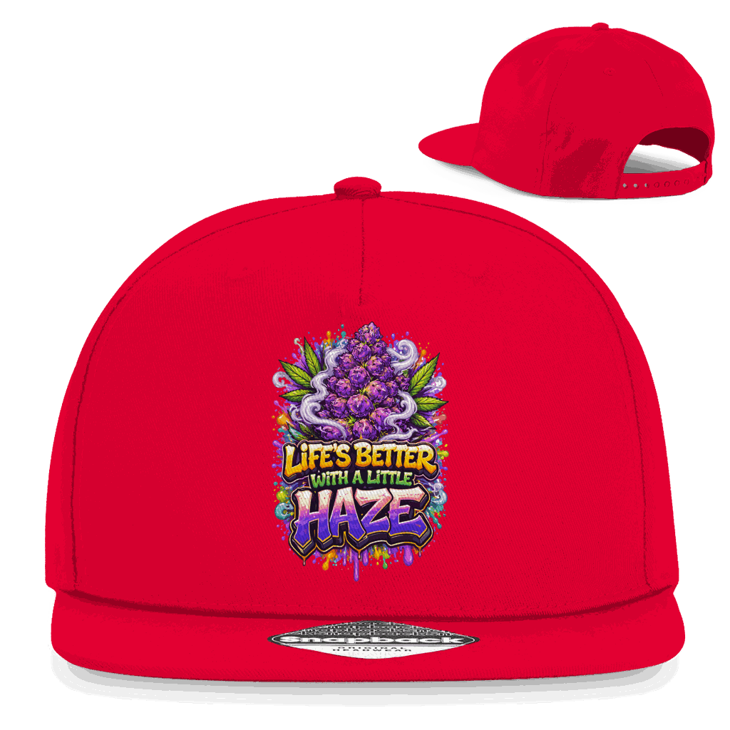 Snapback Rapper Cap - Life is better with Haze | Division420®