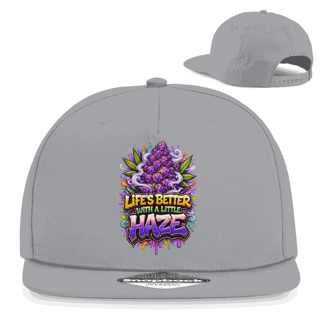Snapback Rapper Cap - Life is better with Haze | Division420®