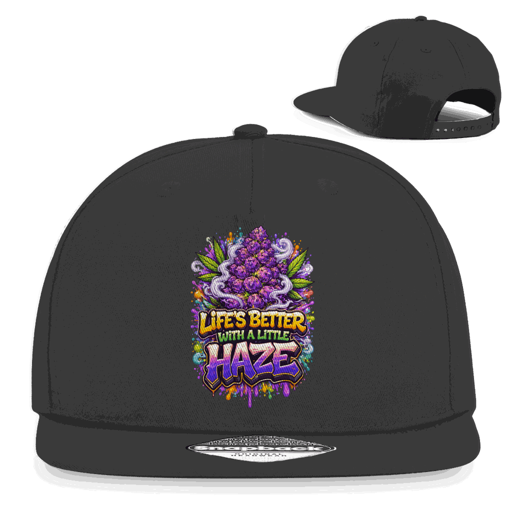 Snapback Rapper Cap - Life is better with Haze | Division420®