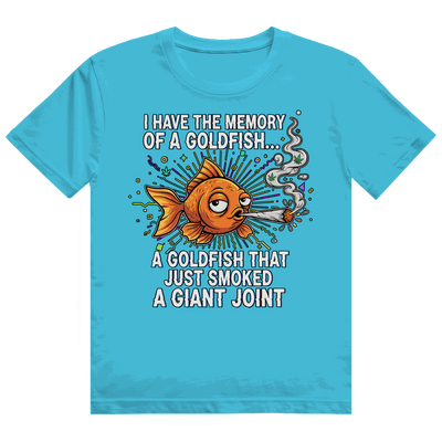 Division420 Heavy Cotton T-Shirt Memory of a Goldfish in hochwertiger Bio-Baumwolle mit modernem Tubular Fit für nachhaltigen Streetstyle