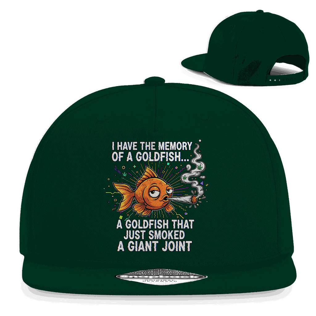 Snapback Rapper Cap - Memory of a Goldfish | Division420®