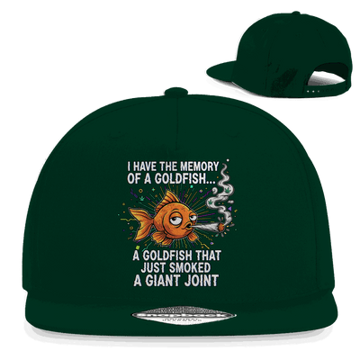 Snapback Rapper Cap - Memory of a Goldfish | Division420®