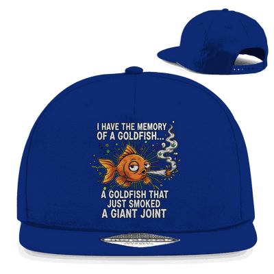 Snapback Rapper Cap - Memory of a Goldfish | Division420®