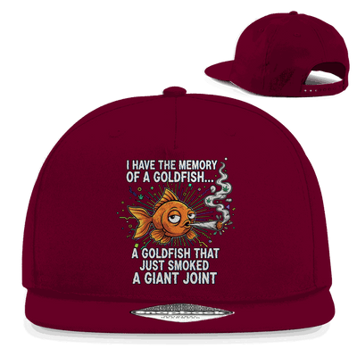 Snapback Rapper Cap - Memory of a Goldfish | Division420®