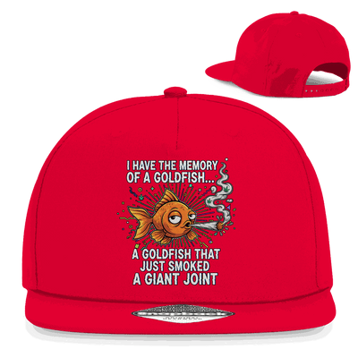 Division420 Snapback Cap Memory of a Goldfish aus Baumwoll-Twill mit 5-Panel Design und Retro-Snapbackverschluss