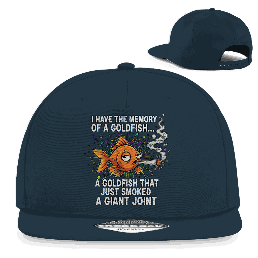 Snapback Rapper Cap - Memory of a Goldfish | Division420®