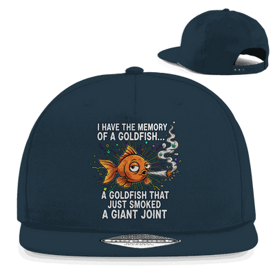 Snapback Rapper Cap - Memory of a Goldfish | Division420®