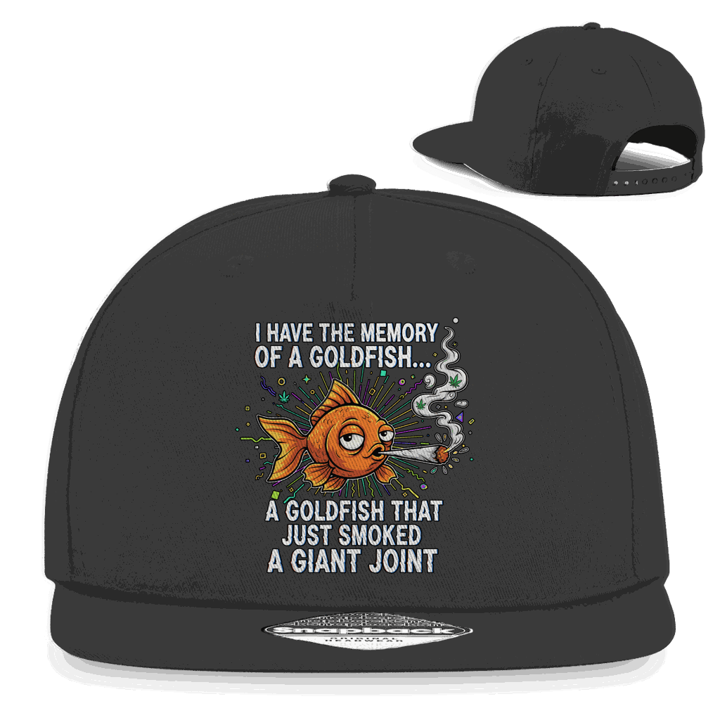 Snapback Rapper Cap - Memory of a Goldfish | Division420®