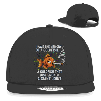 Snapback Rapper Cap - Memory of a Goldfish | Division420®