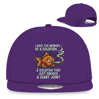 Snapback Rapper Cap - Memory of a Goldfish | Division420®