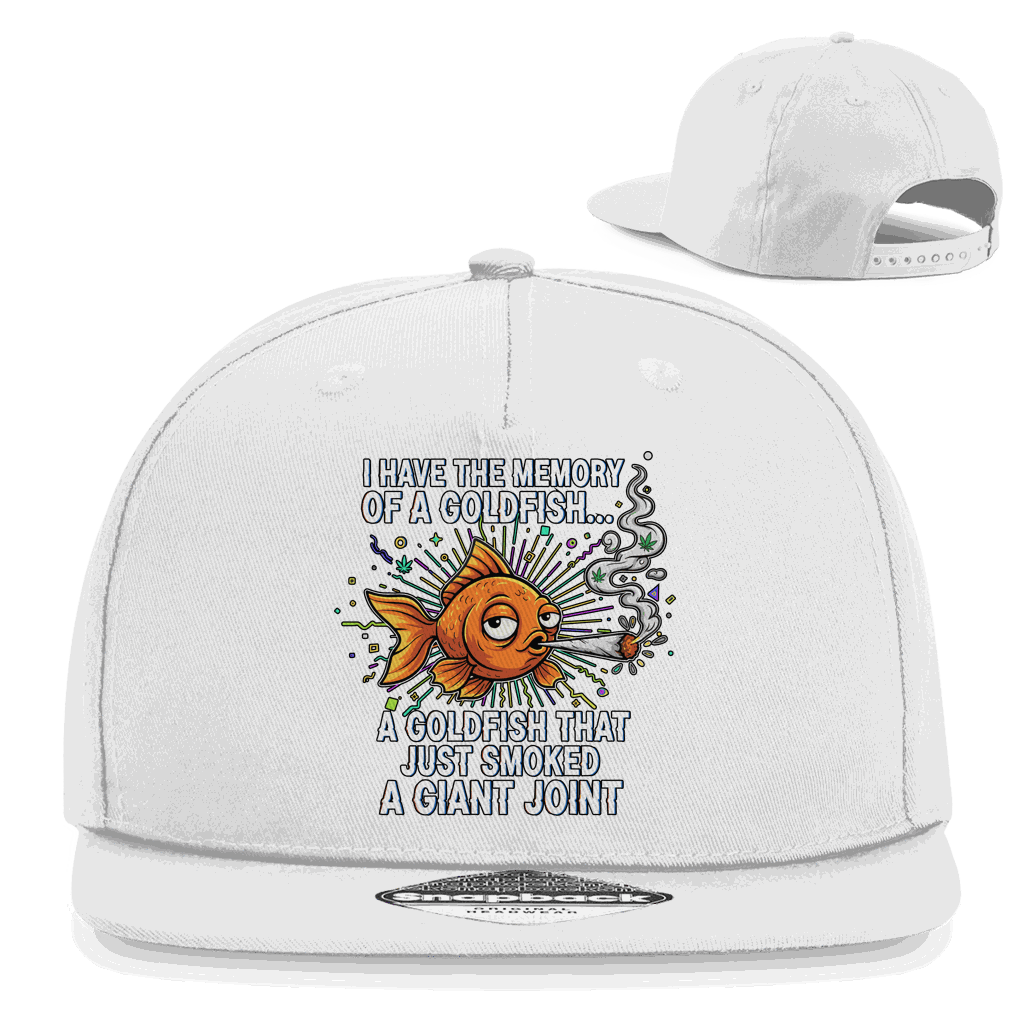 Snapback Rapper Cap - Memory of a Goldfish | Division420®
