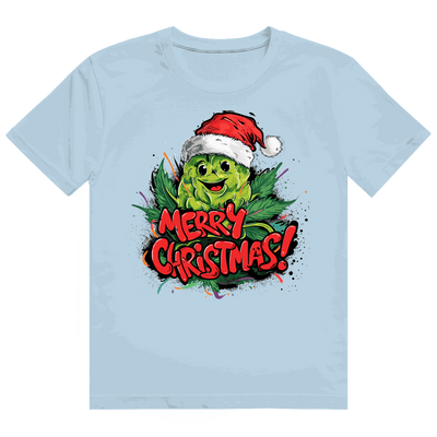 Heavy Cotton T-Shirt - Merry Christmas Bud | Division420®