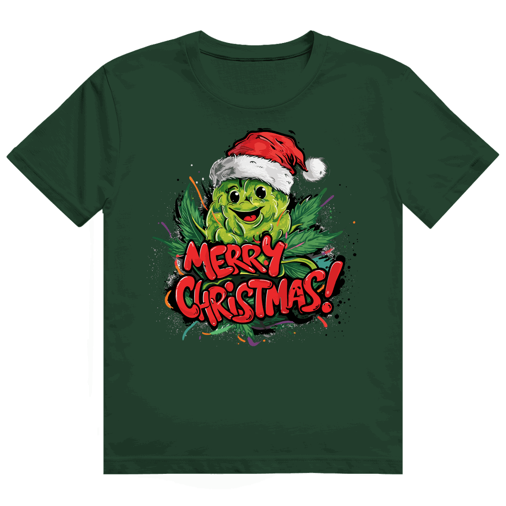 Heavy Cotton T-Shirt - Merry Christmas Bud | Division420®