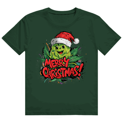 Heavy Cotton T-Shirt - Merry Christmas Bud | Division420®