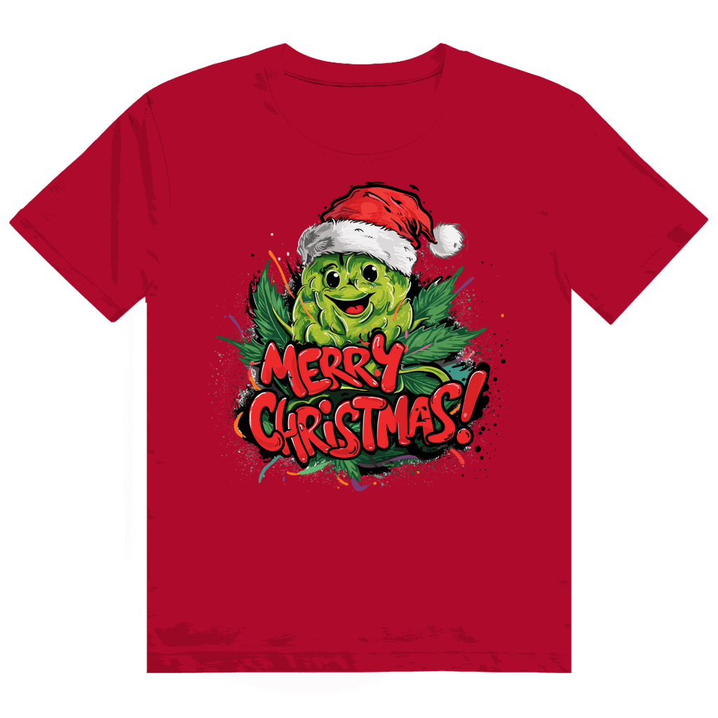Heavy Cotton T-Shirt - Merry Christmas Bud | Division420®