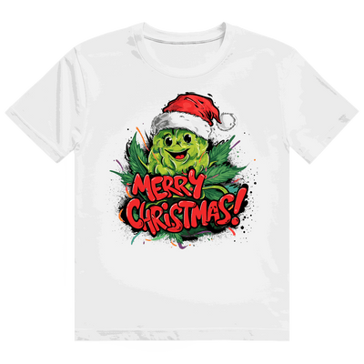 Heavy Cotton T-Shirt - Merry Christmas Bud | Division420®
