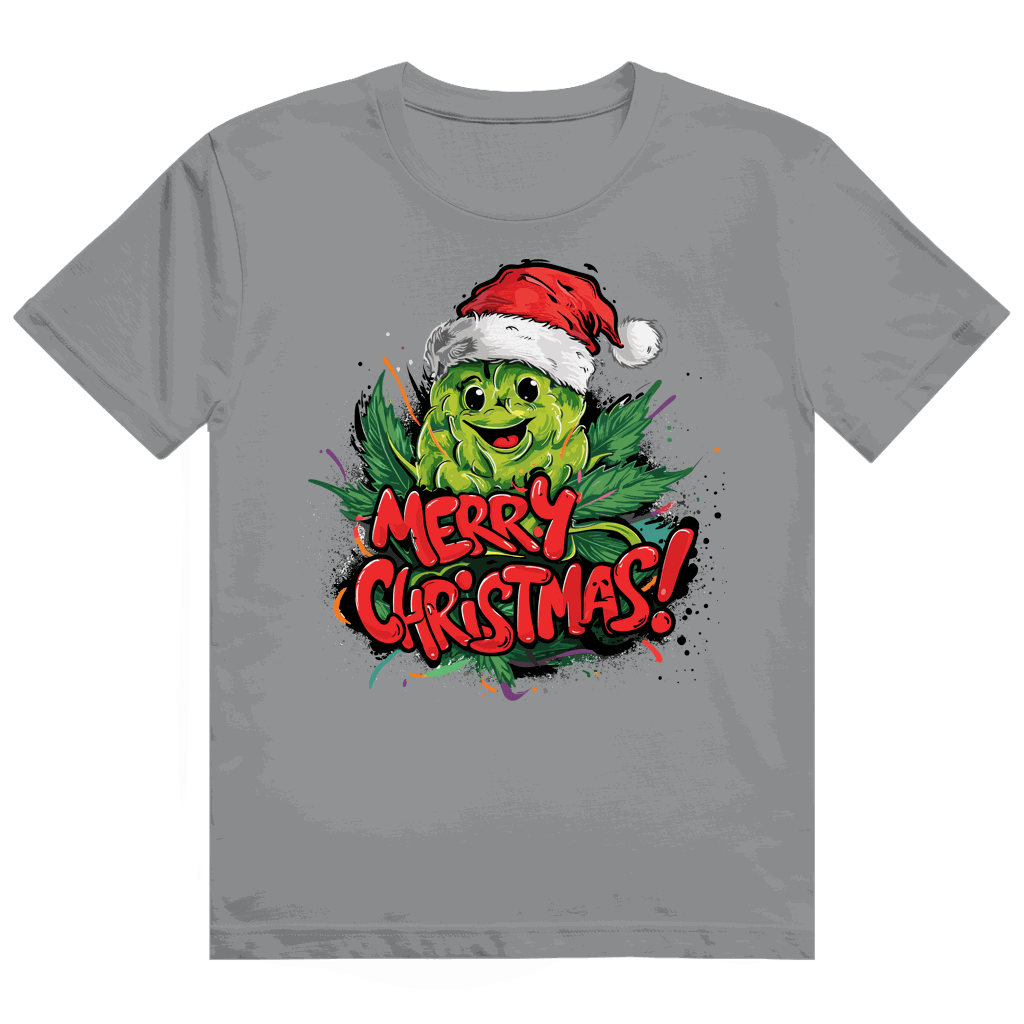 Heavy Cotton T-Shirt - Merry Christmas Bud | Division420®