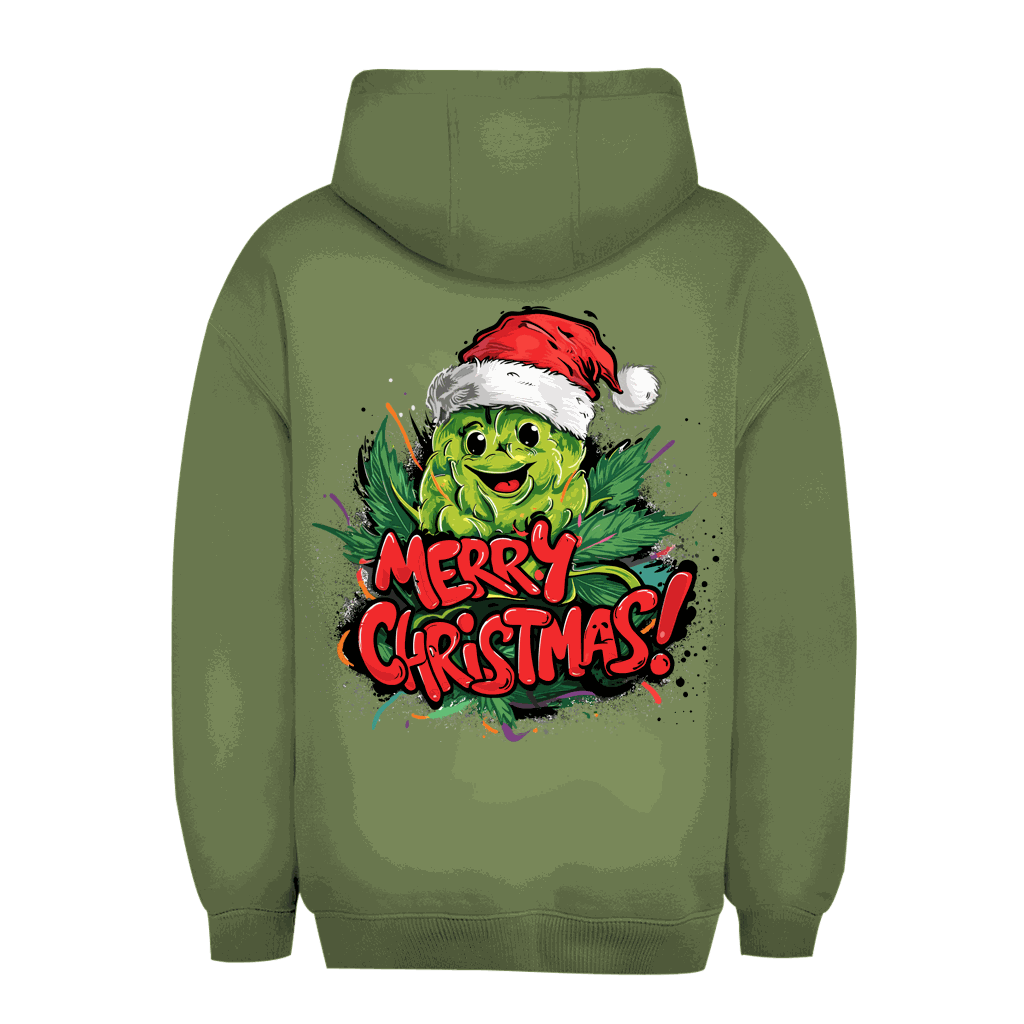 Unisex Oversize Hoodie - Merry Christmas Bud | Division420®